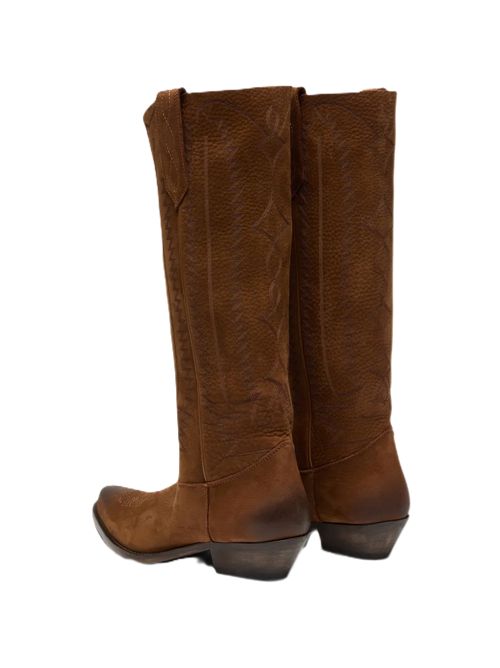 Stivale wish star with laserd upper Golden Goose | GWF01138.F008814.55381DARK BROWN